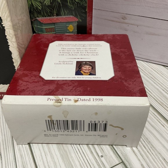 Hallmark Keepsake Yuletide Central Train- Pressed Tin #2 #3 #4 #5 - Picture 8 of 16